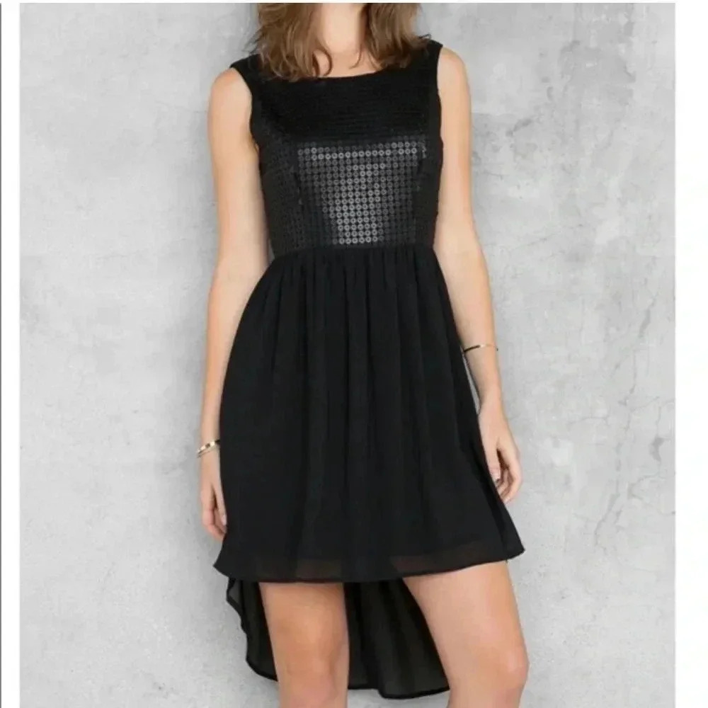 Alya Black Sequins Dress- size small